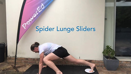 Spider Lunge Sliders